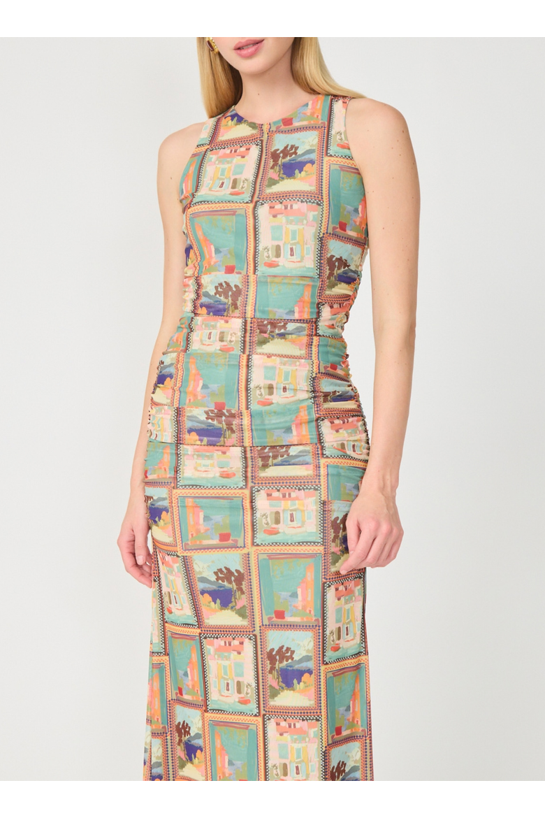 Maely Dress, Alternate, color, Postcards