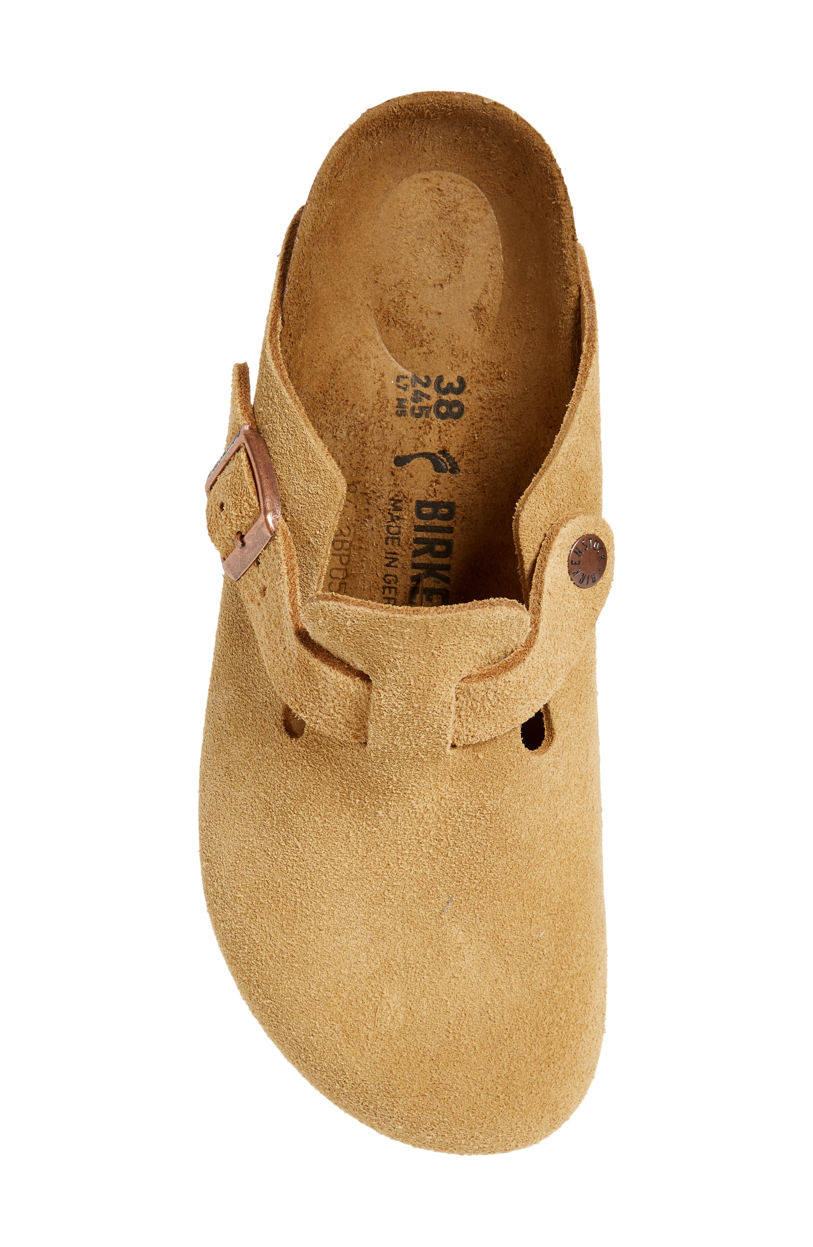 Birkenstock Boston Clog, Alternate, color, Latte Cream