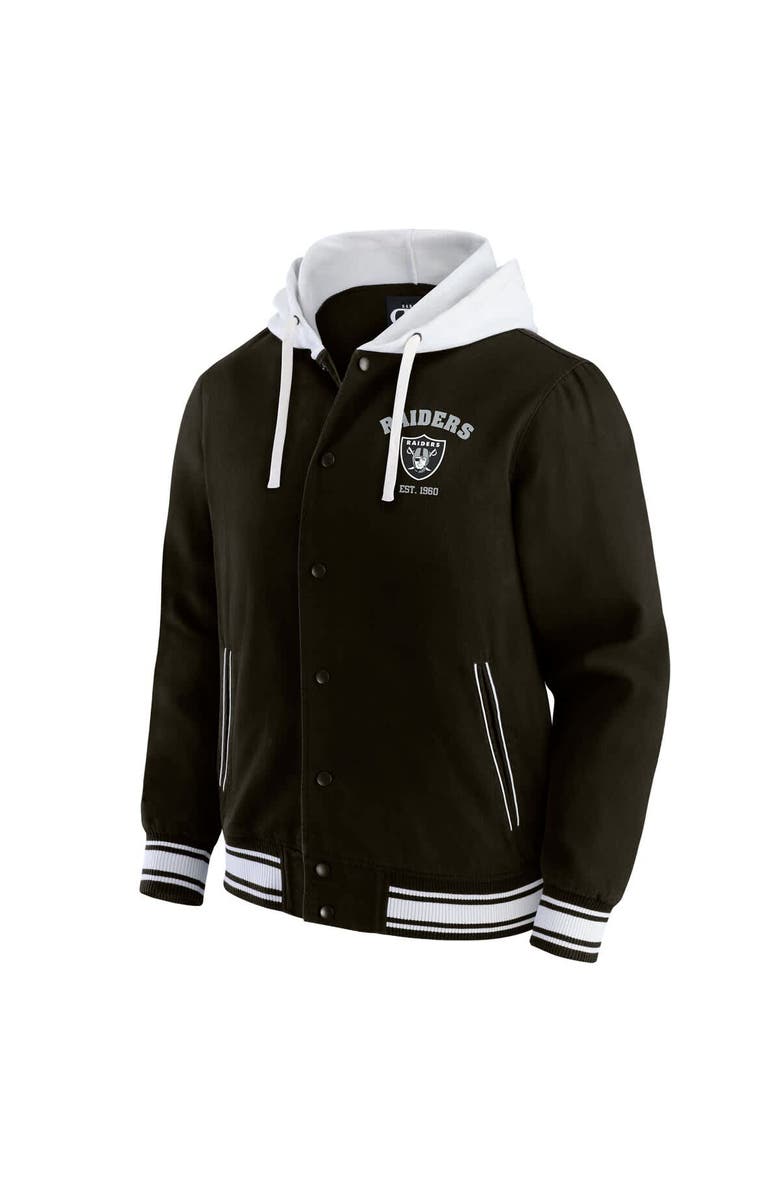 Darius Rucker Collection by Fanatics Men's Darius Rucker Collection by Fanatics Black Las Vegas Raiders Full-Snap Hoodie Jacket, Alternate, color, Black