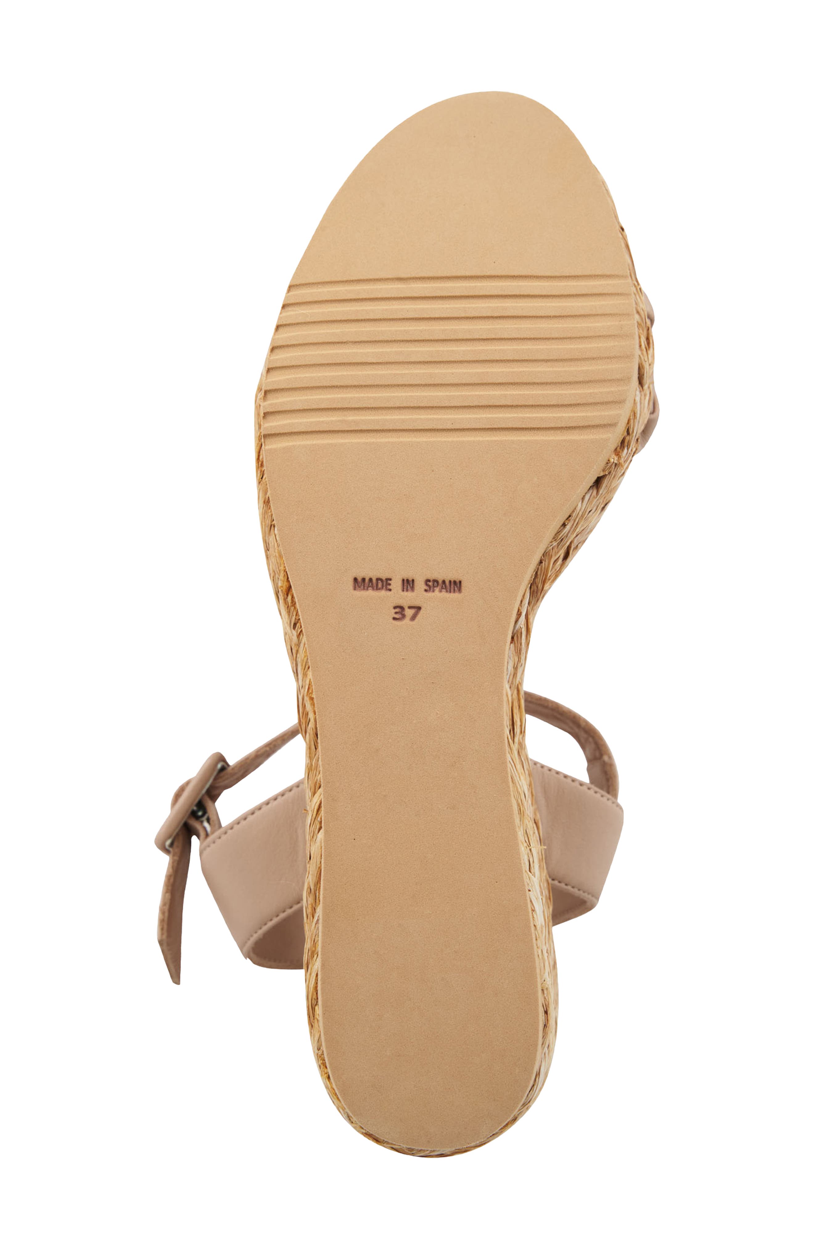 Cecilia Platform Wedge Sandal, Alternate, color, STONE