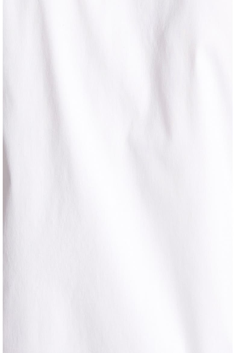Crisp Stretch Poplin Shirt, Alternate, color, WHITE