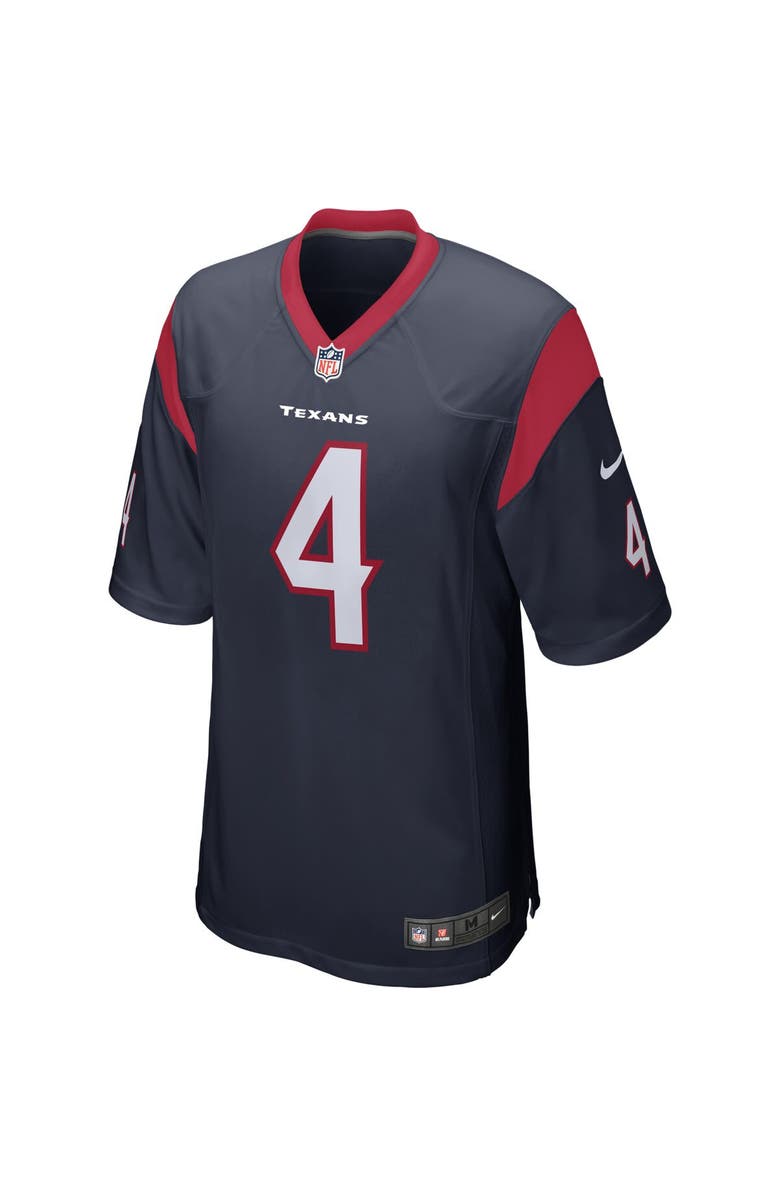 Nike Men's Nike Deshaun Watson Navy Houston Texans Game Jersey, Alternate, color, 