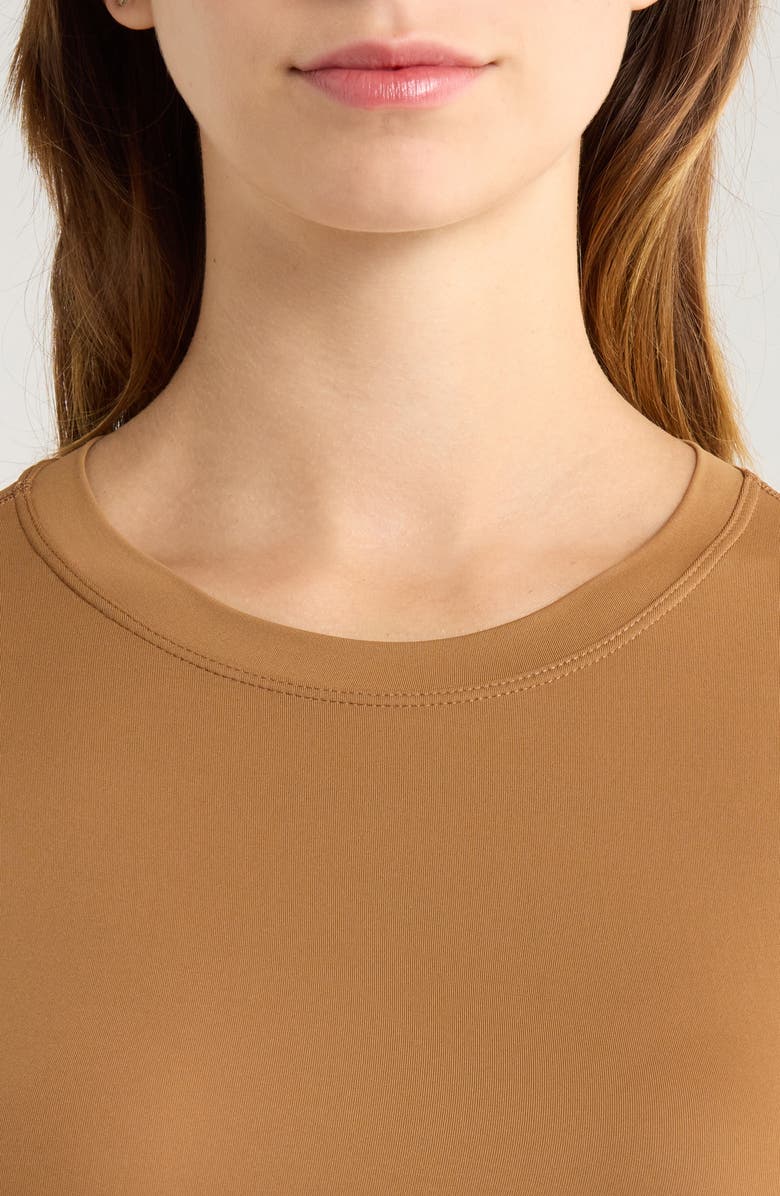 Free People FP Movement Never Better Ultra Light T-Shirt, Alternate, color, Twig