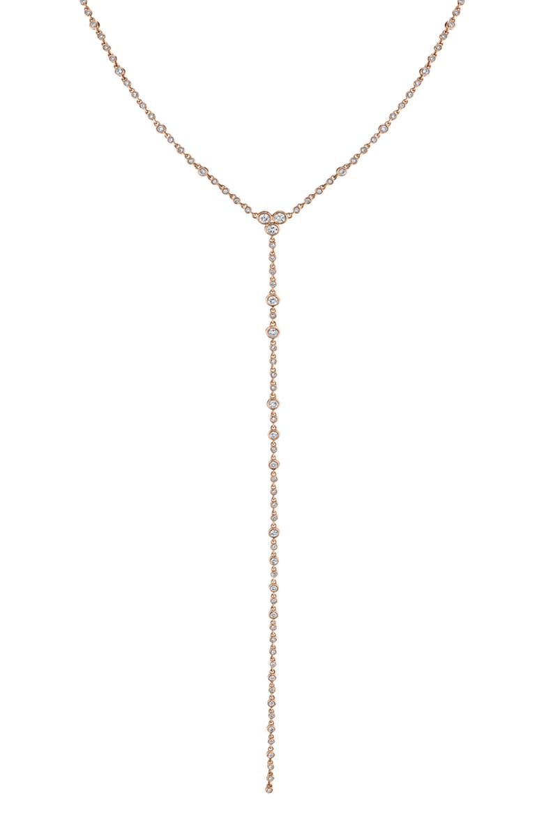 Infinity Diamond Y-Necklace, Main, color, DIAMOND