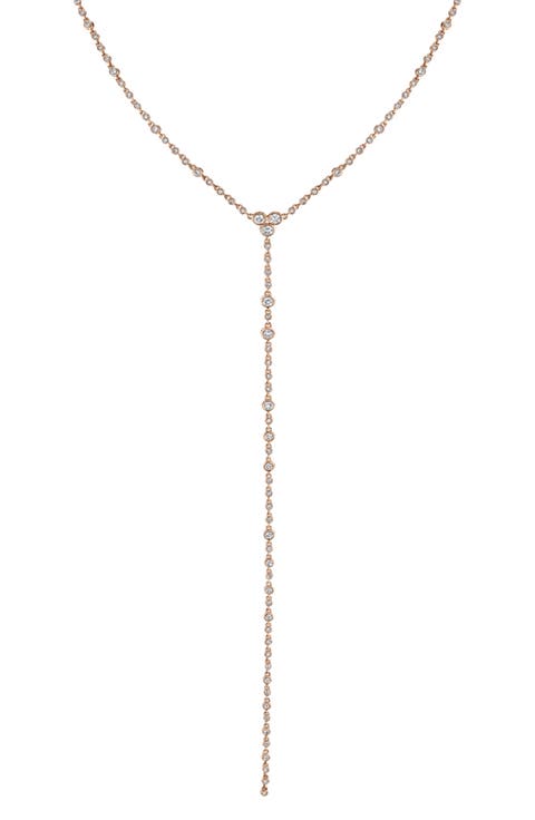 Infinity Diamond Y-Necklace
