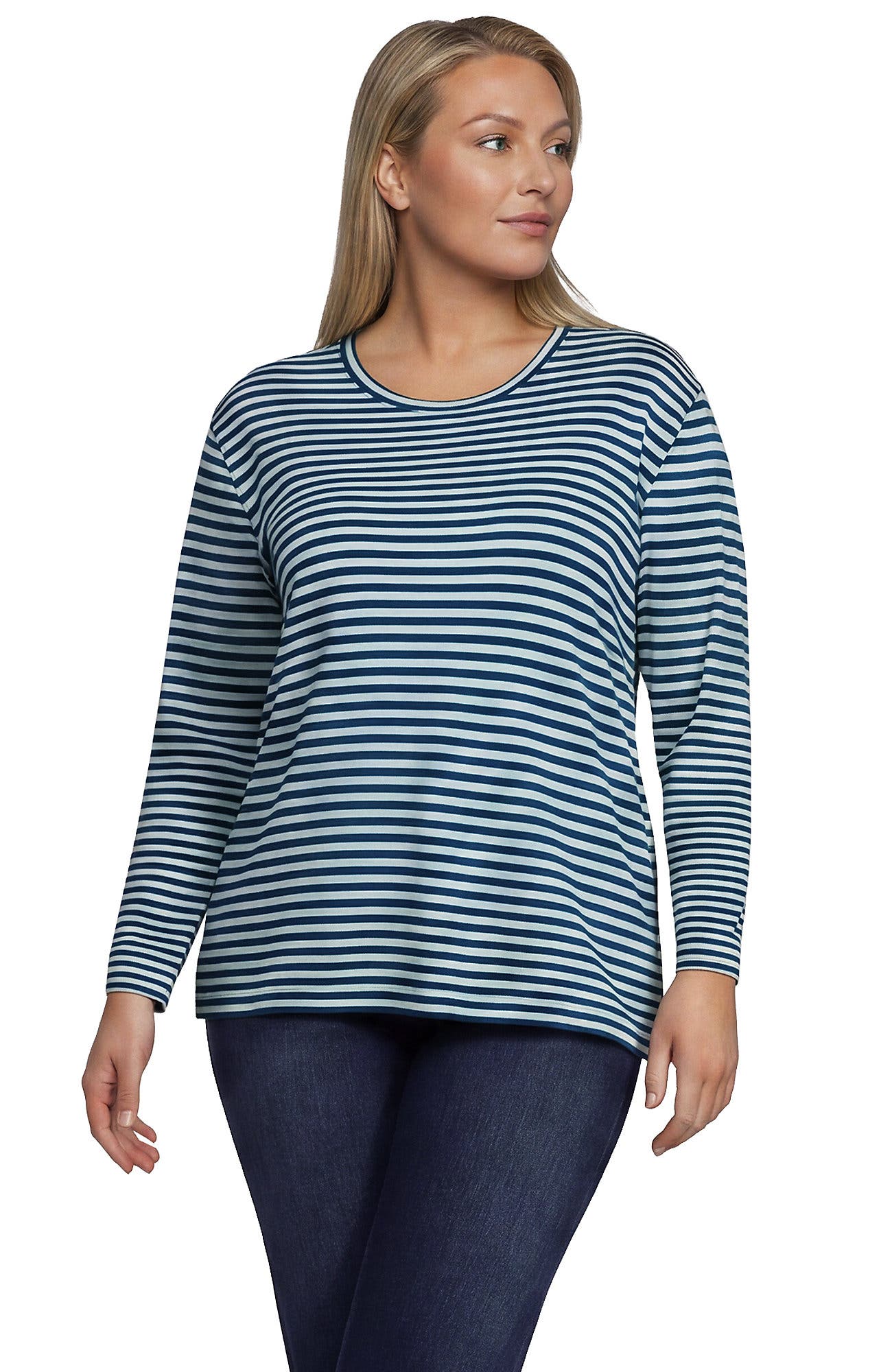 Baltic Teal/Seagrass Stripe
