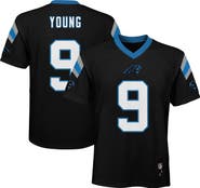 Outerstuff Youth Bryce Young Black Carolina Panthers Replica Player Jersey