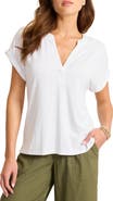 Tommy Bahama Kauai Split Neck Top
