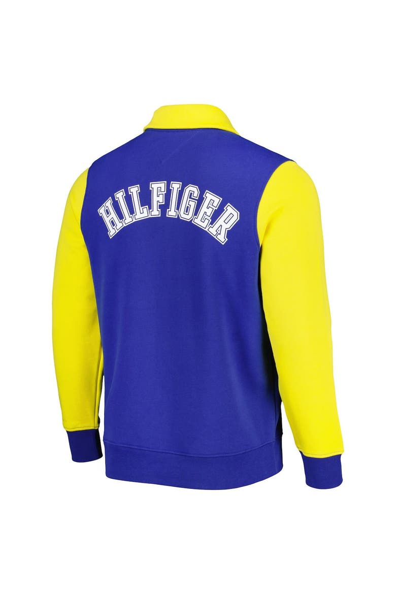 Men's Tommy Hilfiger Royal/Gold Los Angeles Rams Aiden Quarter-Zip Sweatshirt, Alternate, color, Royal
