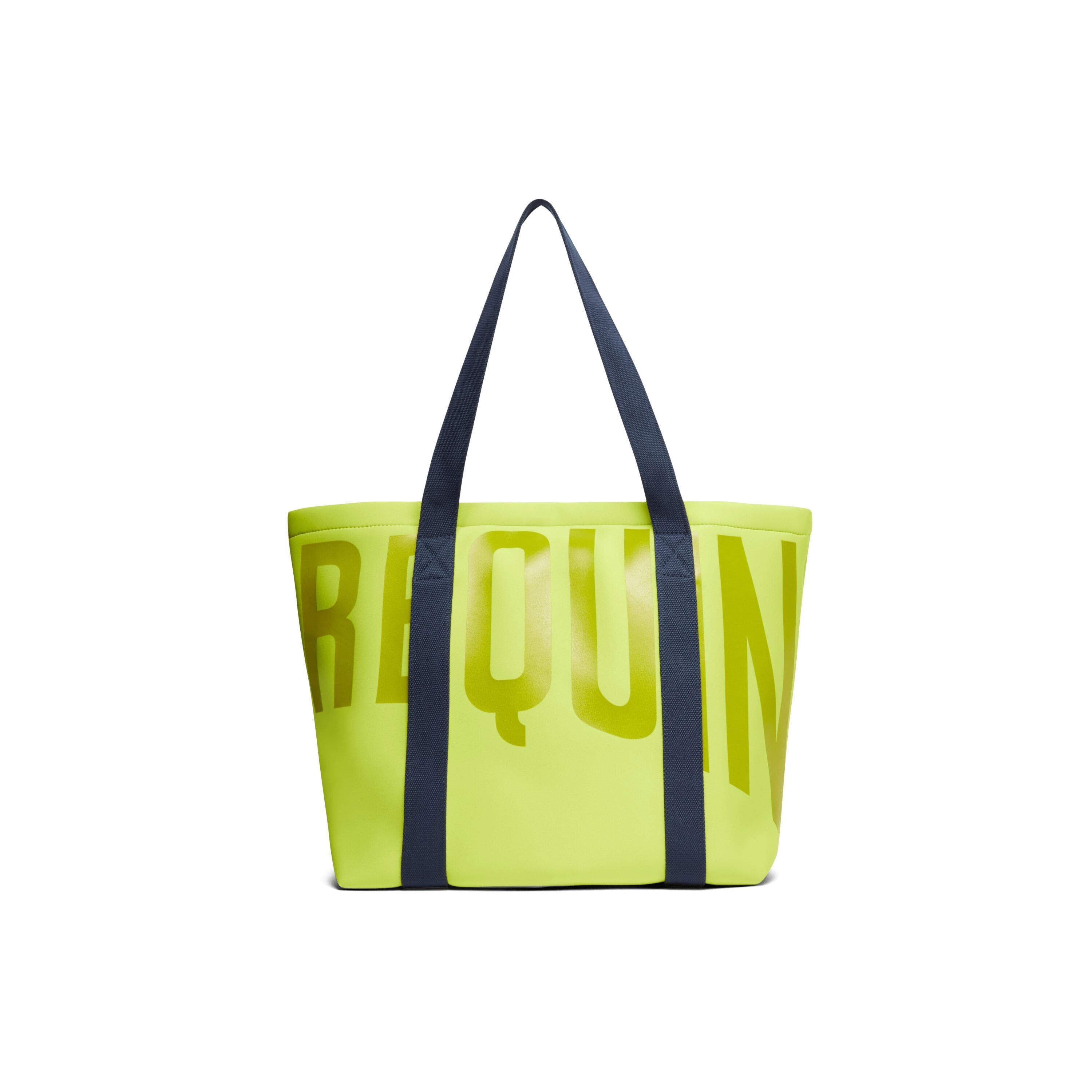 Vilebrequin Large Unisex Solid Neoprene Beach Bag, Alternate, color, Chartreuse