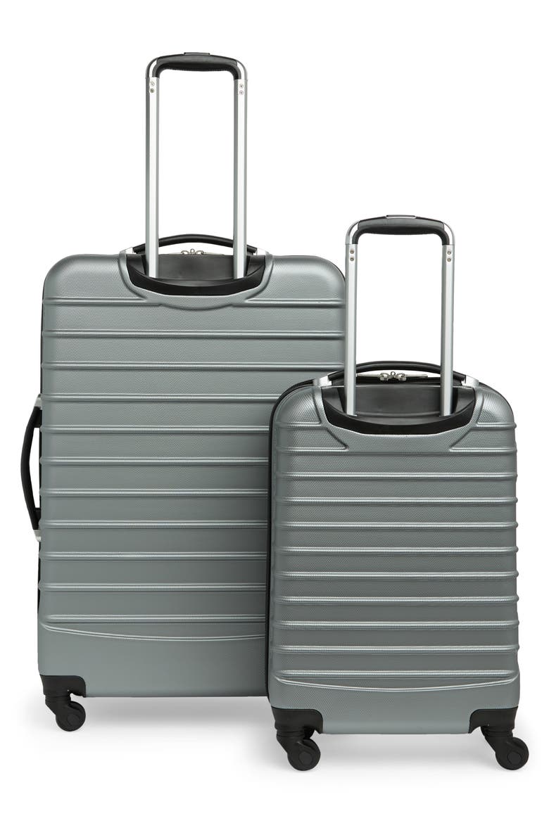 Hardside 2-Piece Luggage Set, Alternate, color, SILVER