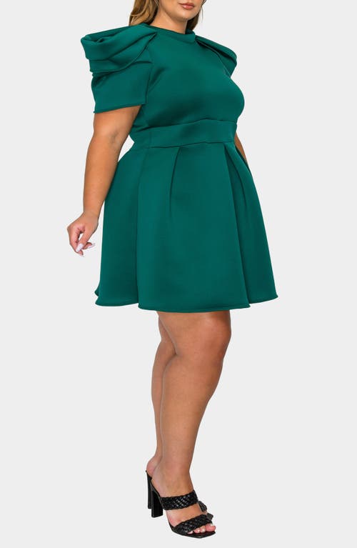L I V D Karina Statement Stretch Neoprene Fit & Flare Dress