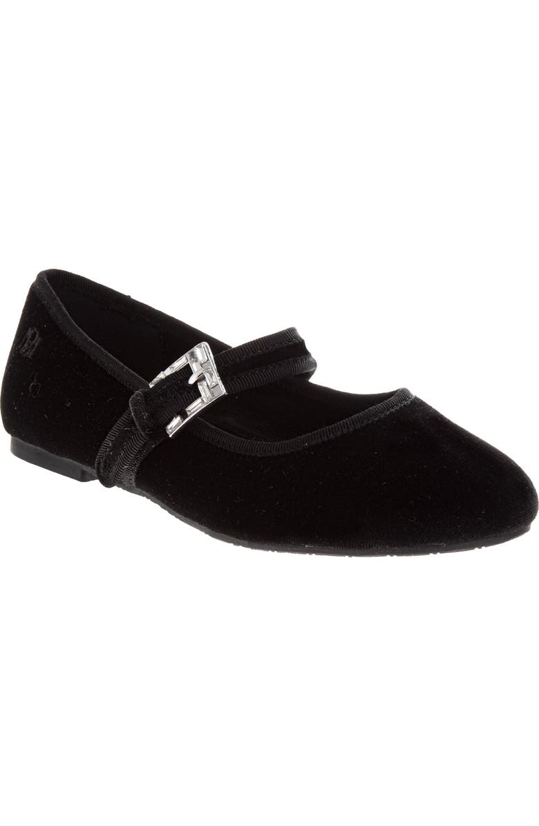 BADGLEY MISCHKA Ballerina Mary Jane Flat, Main, color, Black Velvet