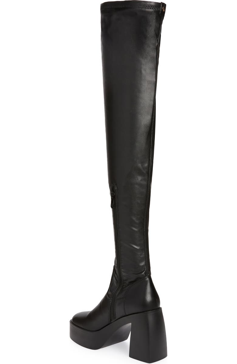 AZALEA WANG Adrianne Over the Knee Platform Boot, Alternate, color,