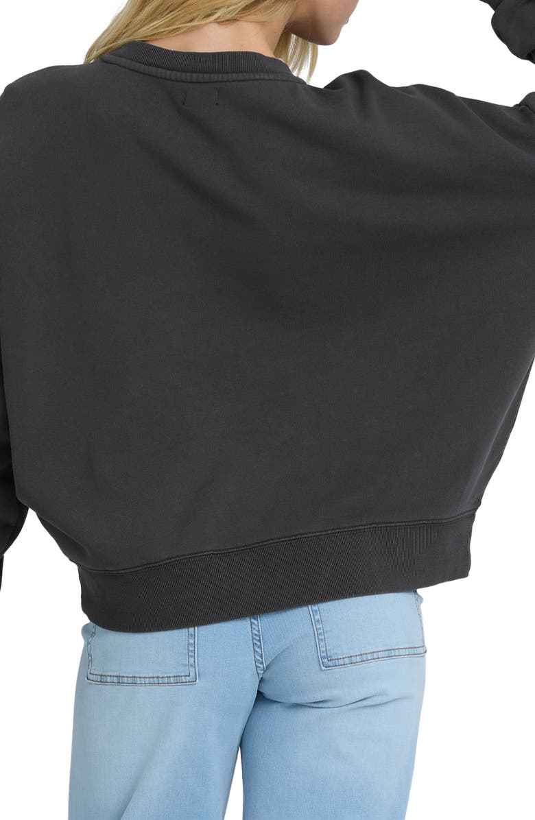 Billabong Echo Crewneck Sweatshirt, Alternate, color, Black Sands