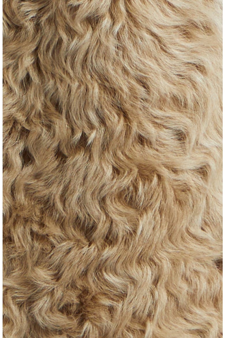 Genuine Shearling Coat, Alternate, color, OLIVE