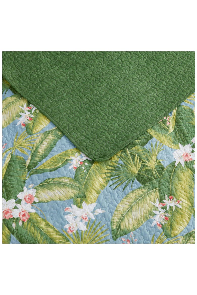 Aregada Dock Sky Cotton Quilt & Sham Set, Alternate, color, SKY BLUE