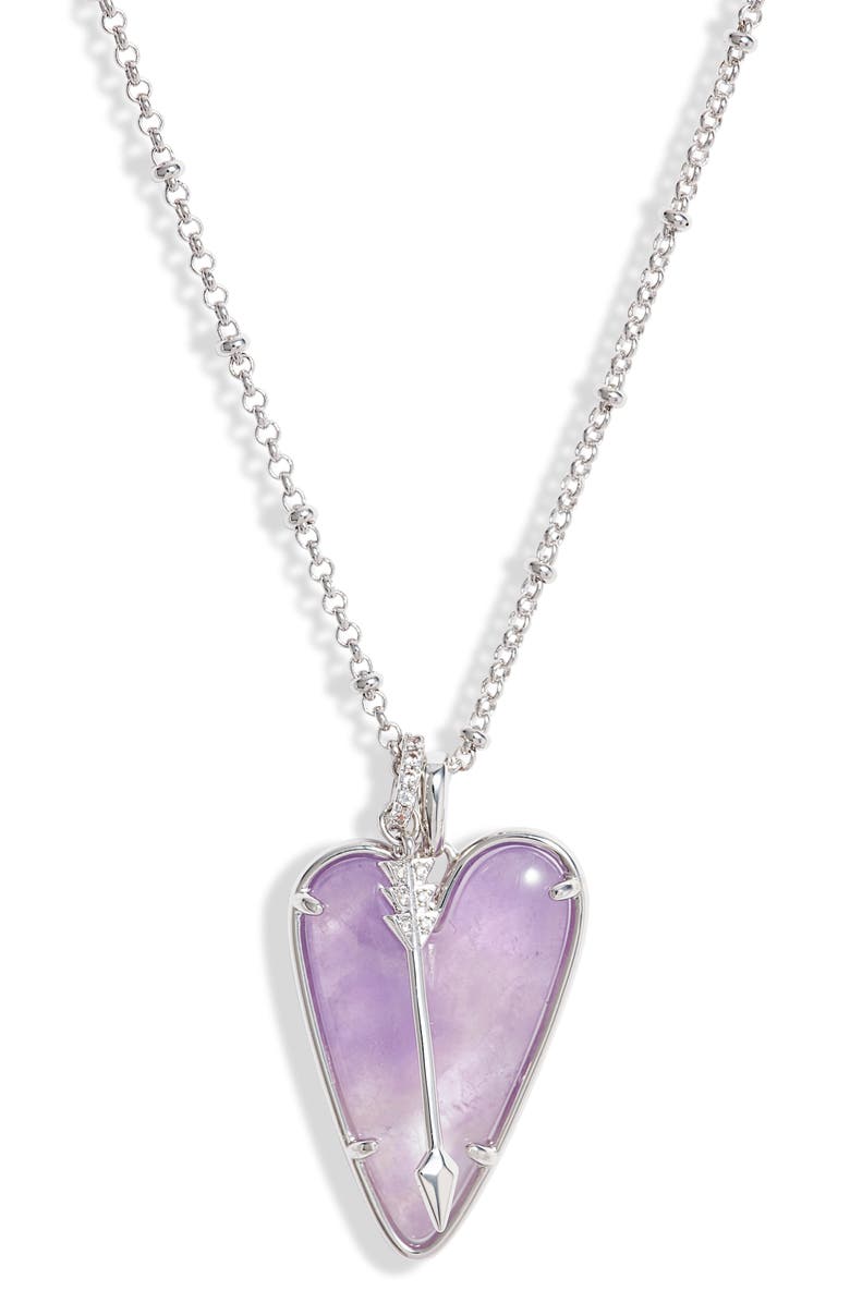 Kendra Scott Ansley Heart Pendant Necklace, Alternate, color,