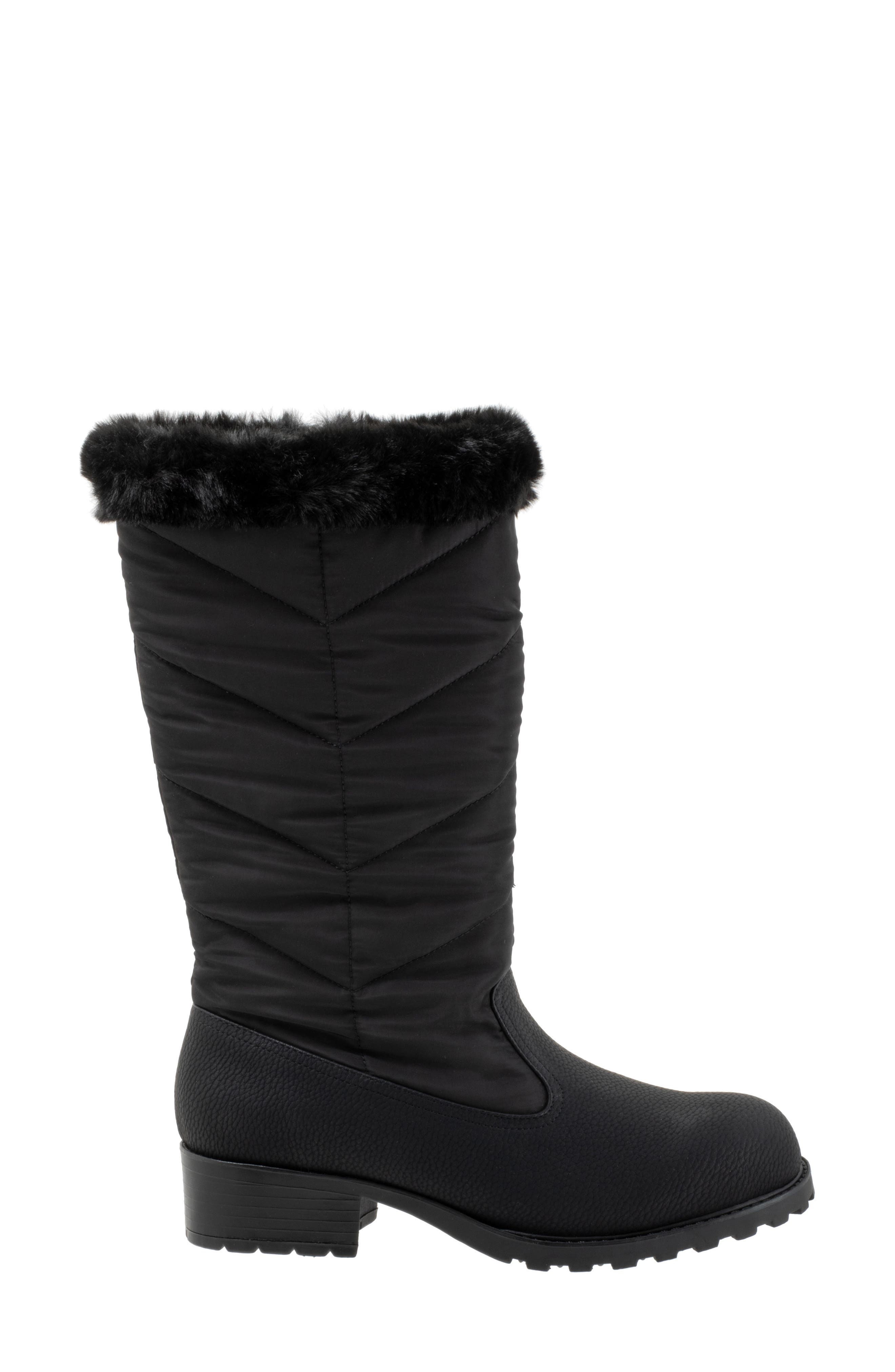 Trotters Benji 3.0 Faux Fur Water Resistant Boot, Alternate, color, 