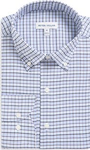 Peter Millar Leavenworth Check Performance Twill Button-Down Shirt