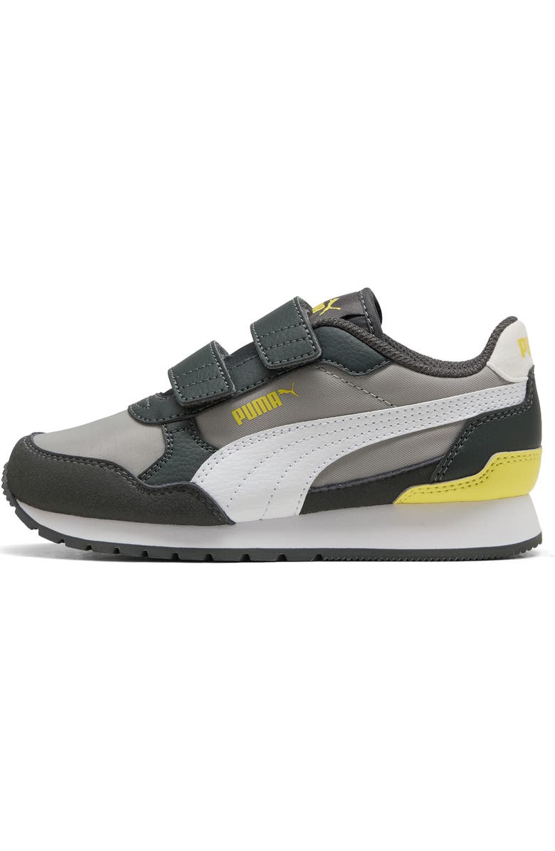 PUMA Kids' St Runner V4 Mesh Sneaker, Alternate, color, Gray Echo/ Puma White/ Gray