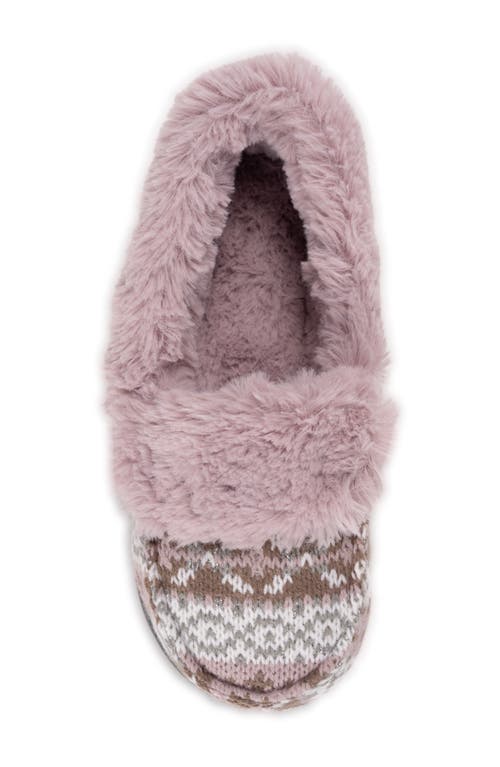 Muk Luks Anais Faux Fur Moccasin Slipper