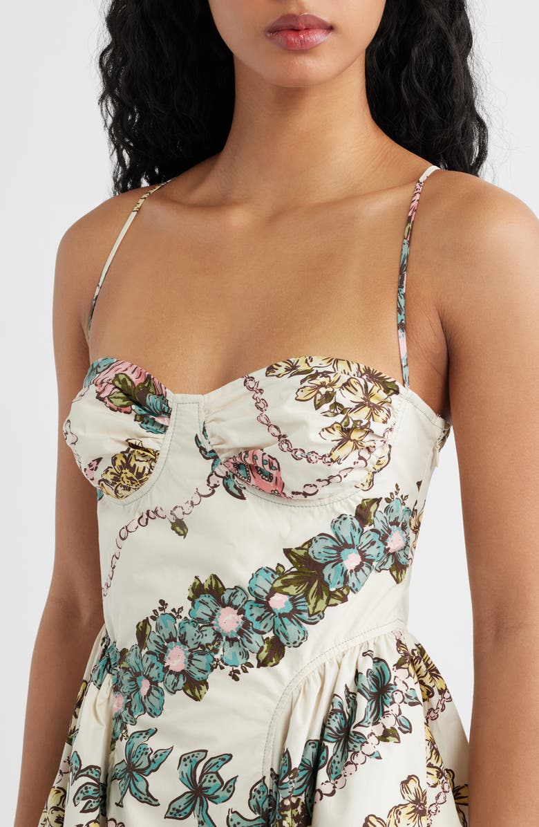 Free People Cherish Cotton Dress, Alternate, color, Ivory Combo