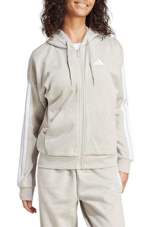 Essential 3-Stripes Full Zip Hoodie
