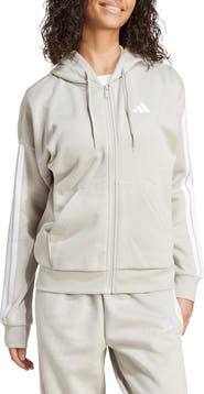 adidas Essential 3-Stripes Full Zip Hoodie