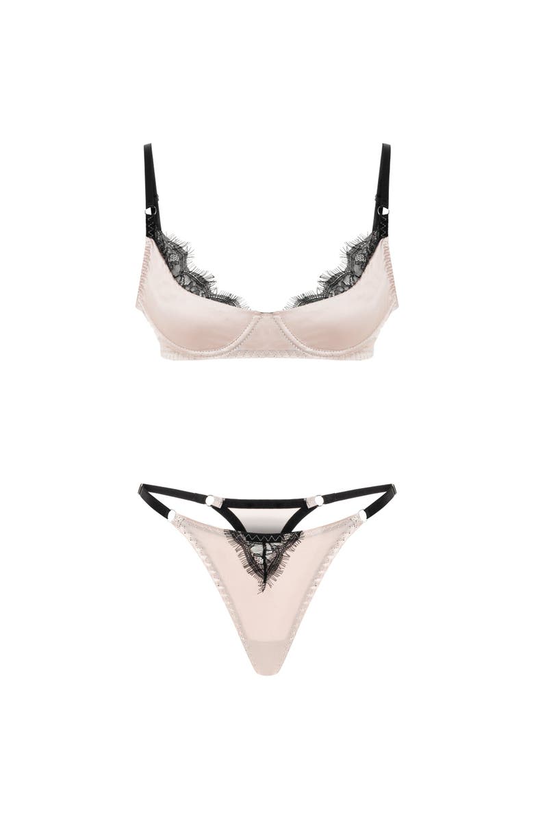 Mers Silk Eos Pure Panties, Alternate, color, Beige