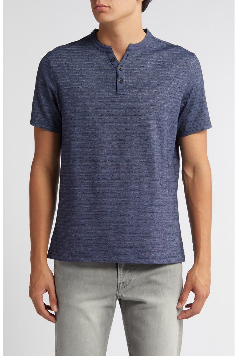 Ranger Cotton Blend Henley, Main, color, NAVY