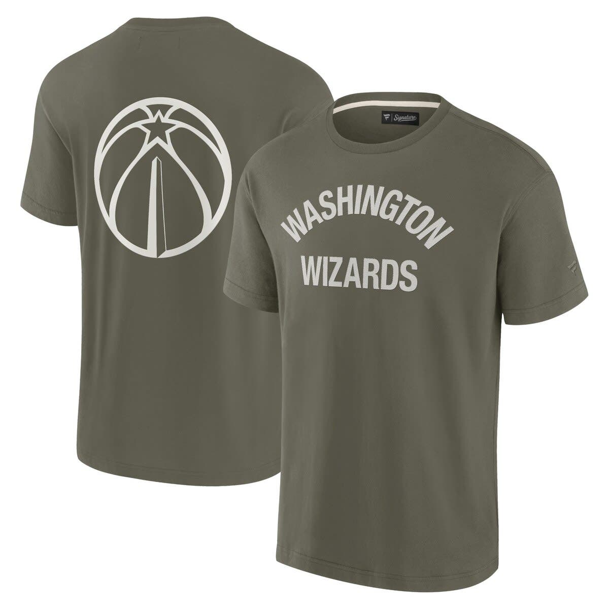 Unisex Fanatics Signature Olive Washington Wizards Elements Super Soft Short Sleeve T-Shirt thumbnail 4