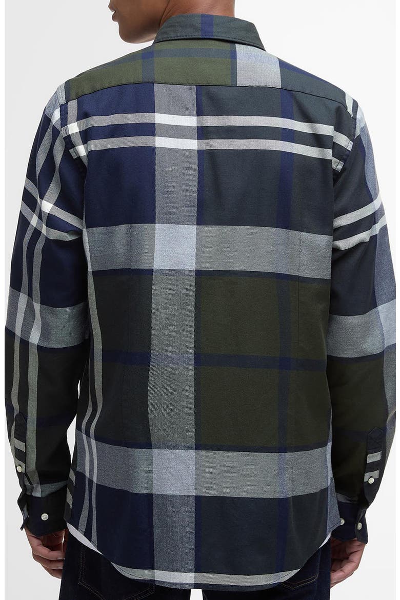 Dunoon Tailored Fit Plaid Button-Down Shirt, Alternate, color, FERNWOOD TARTAN