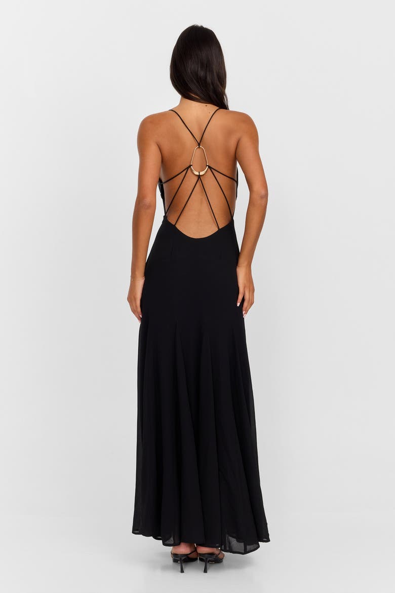 Electra Maxi Dress, Alternate, color, Black