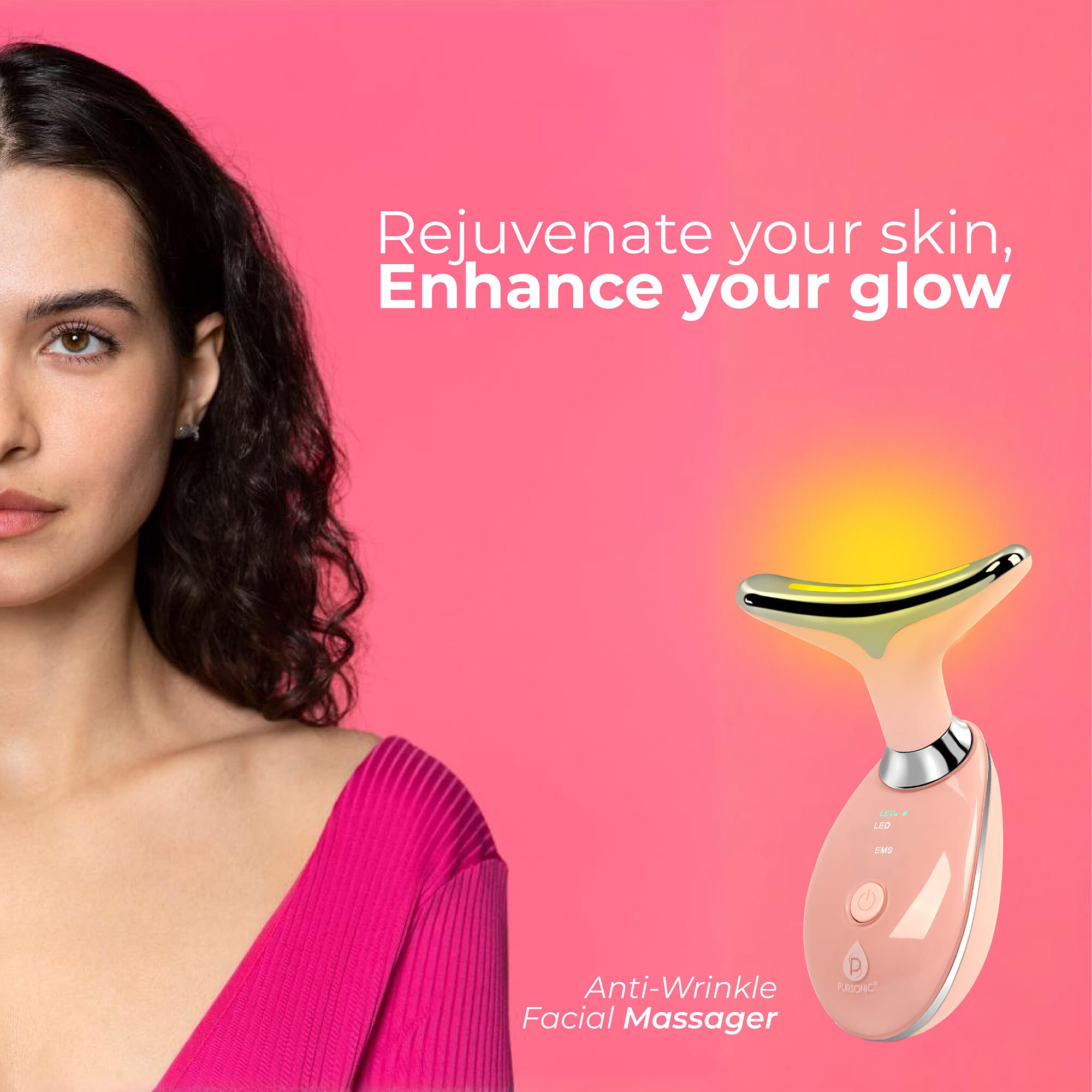 7-in-1 Red Light Face & Neck Sculpting Wand (Women) | Nordstrom
