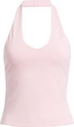 BP. Stretch Cotton Halter Top