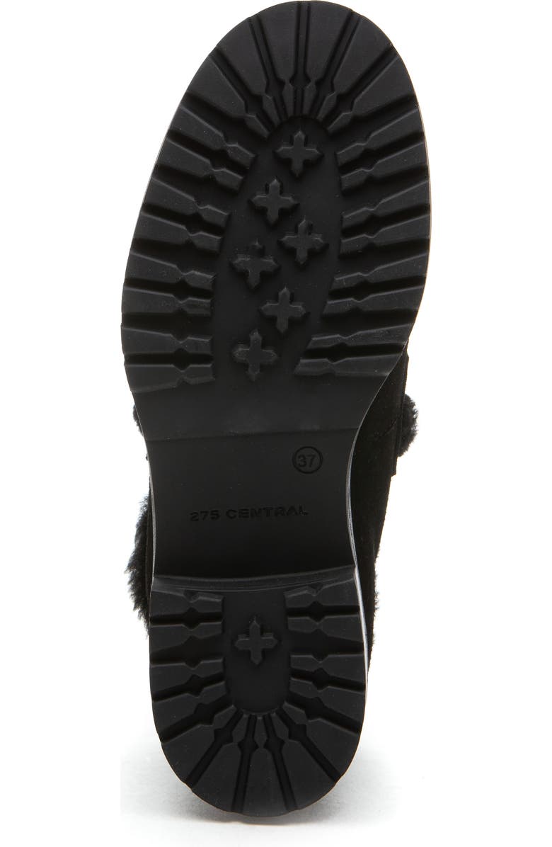 275 Central Zelia Genuine Shearling Weatherproof Boot, Alternate, color, Black