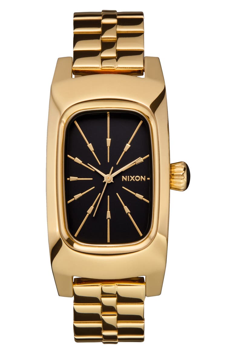 Frankie Bracelet Watch, 24mm, Main, color, MID CENTURY / GOLD / BLACK