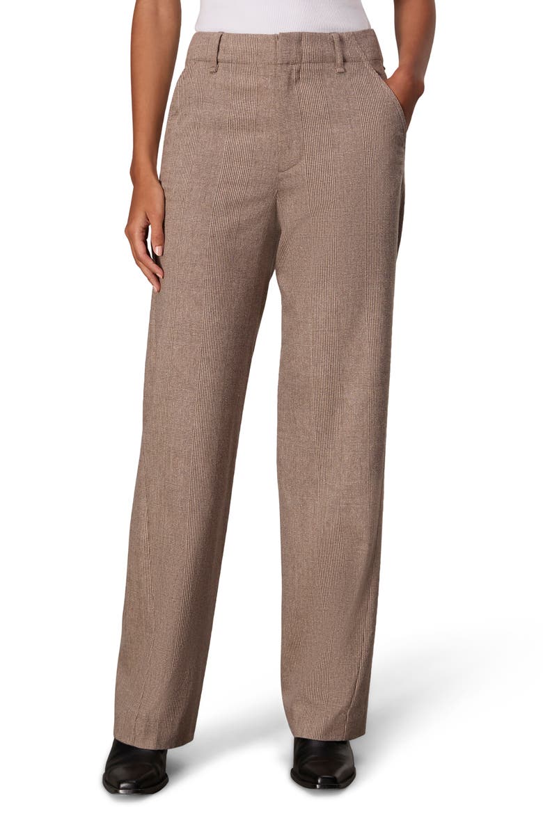 rag & bone Shea Plaid Stretch Wool Straight Leg Pants, Main, color,