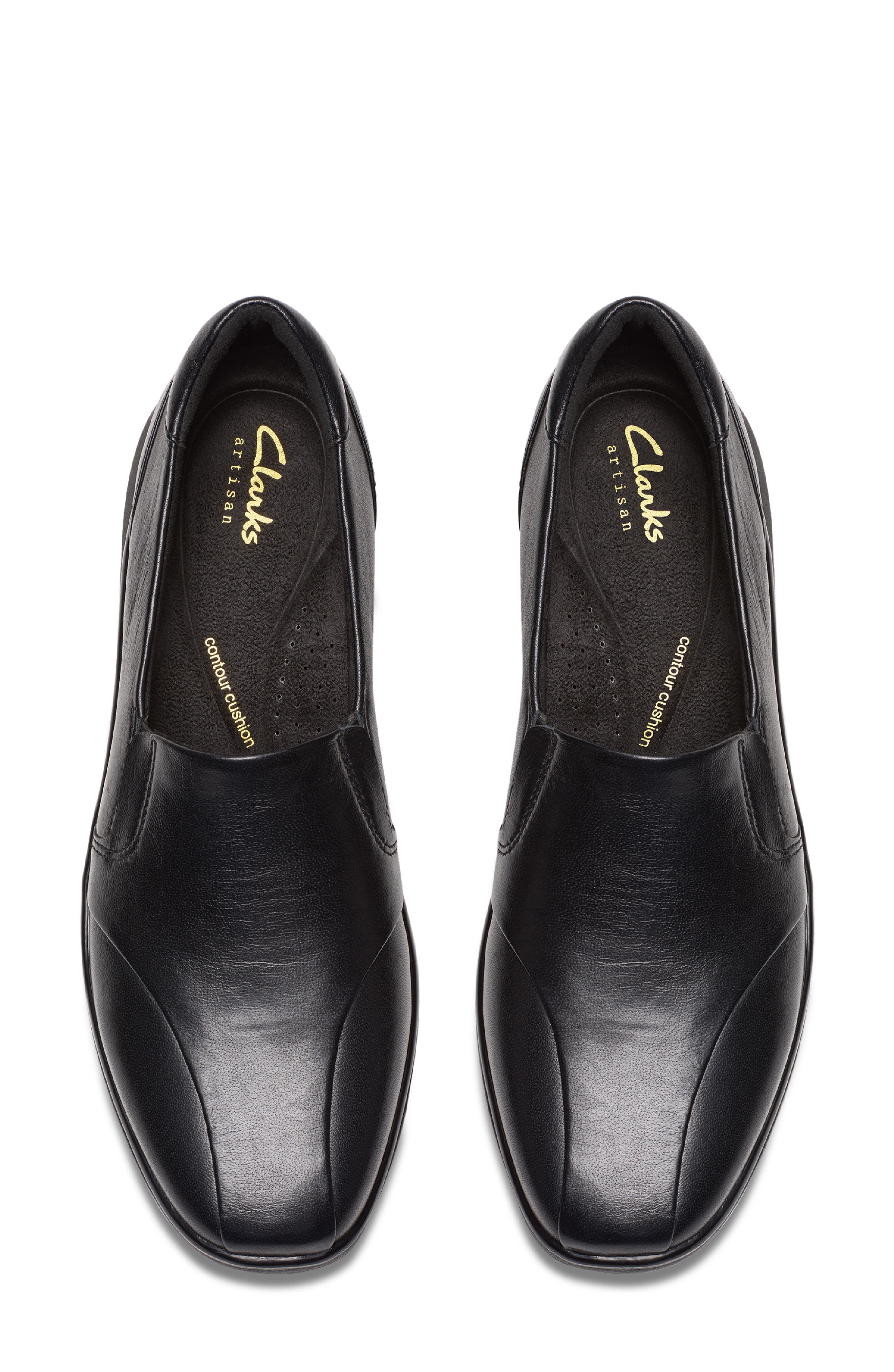 Clarks<sup>®</sup> Lynelle Wedge Flat, Alternate, color, Black Leather