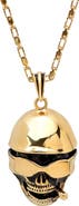 STEELTIME Men's Skull Pendant Necklace