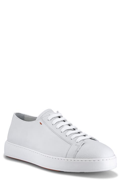 Men's Santoni White Sneakers & Athletic Shoes