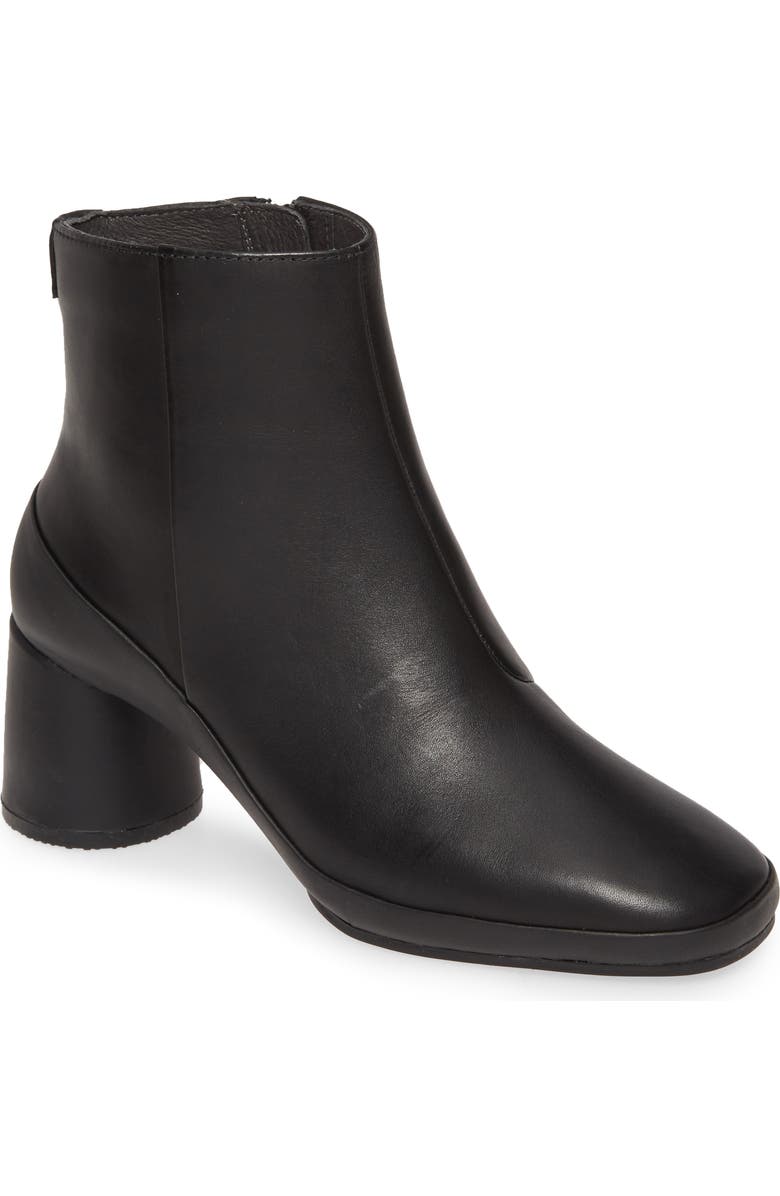 Camper Upright Column Heel Bootie, Main, color,