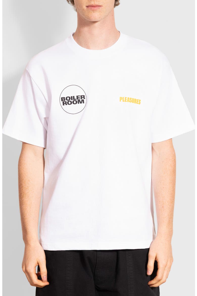 x Boiler Room Clownfish Oversize Graphic T-Shirt (Nordstrom Exclusive), Main, color, WHITE