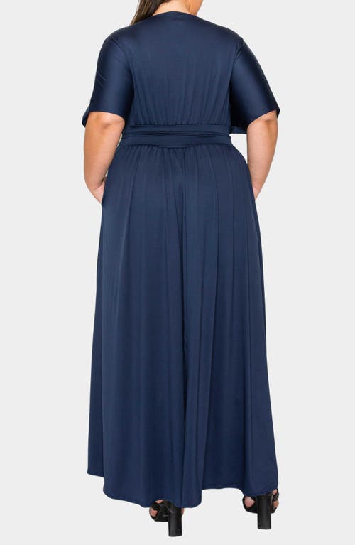 L I V D Raffi Maxi Dress In Navy