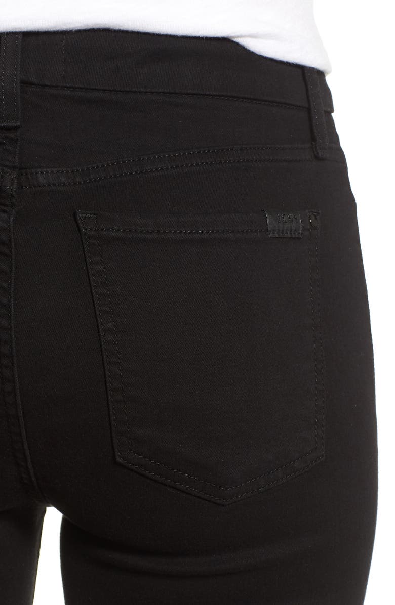 JEN7 by 7 For All Mankind Ripped Ankle Skinny Jeans, Alternate, color, Riche Touch Black Noir2