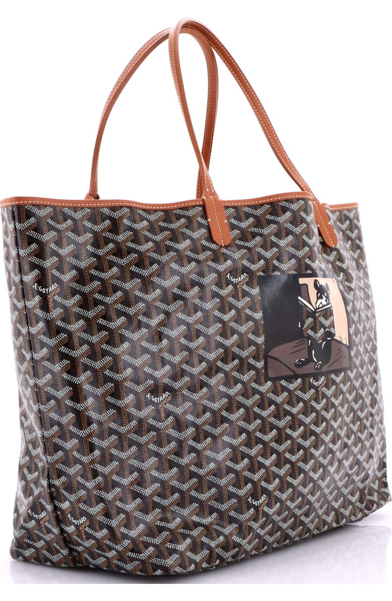 Pre-Owned Goyard Saint Louis Tote Printed Coated Canvas GM, Alternate, color, Print