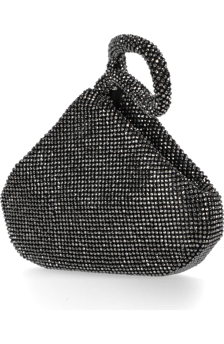 Jessica McClintock Staci Embellished Coin Purse, Alternate, color, Gunmetal