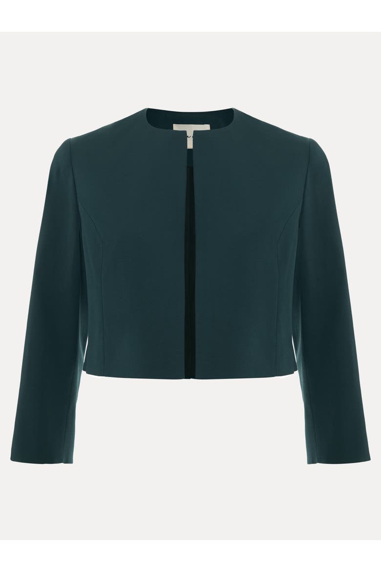Arlette Teal Jacket, Alternate, color, Teal