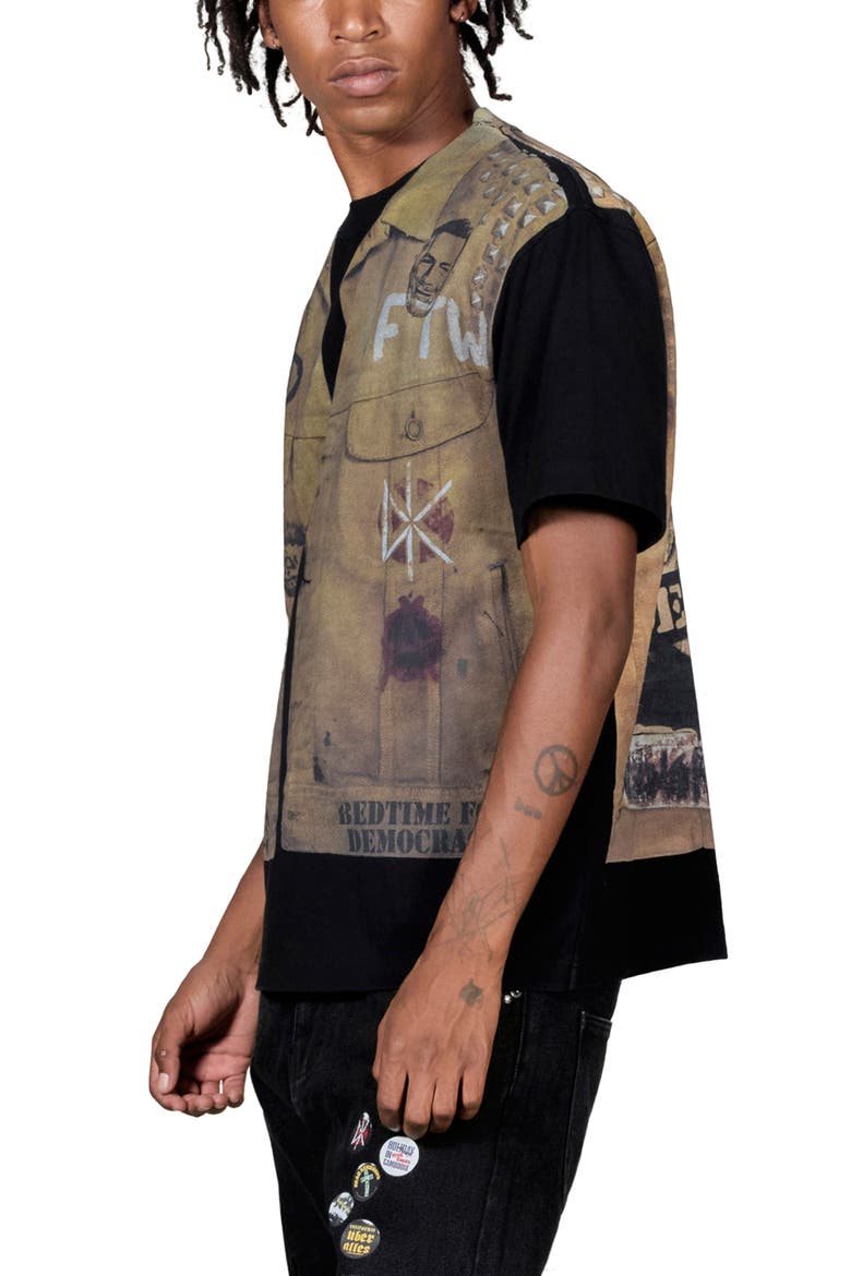 Vest Heavyweight Graphic T-Shirt, Alternate, color, BLACK